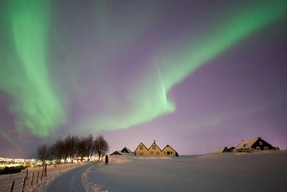 Nordlicht in Schwedisch Lappland