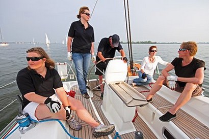 Teambuilding beim Segeln auf dem Ijsselmeer
